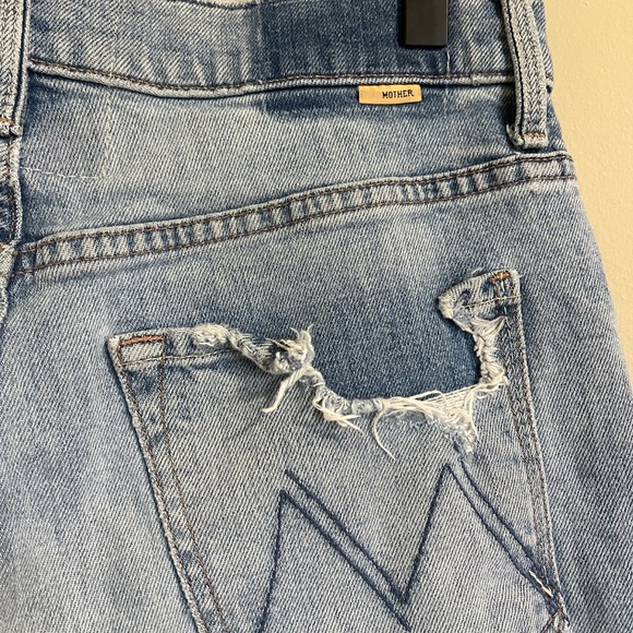 Mother Superior High-Waisted Hiker Hover Light Wash Women's Size 28 - Picture 8 of 9